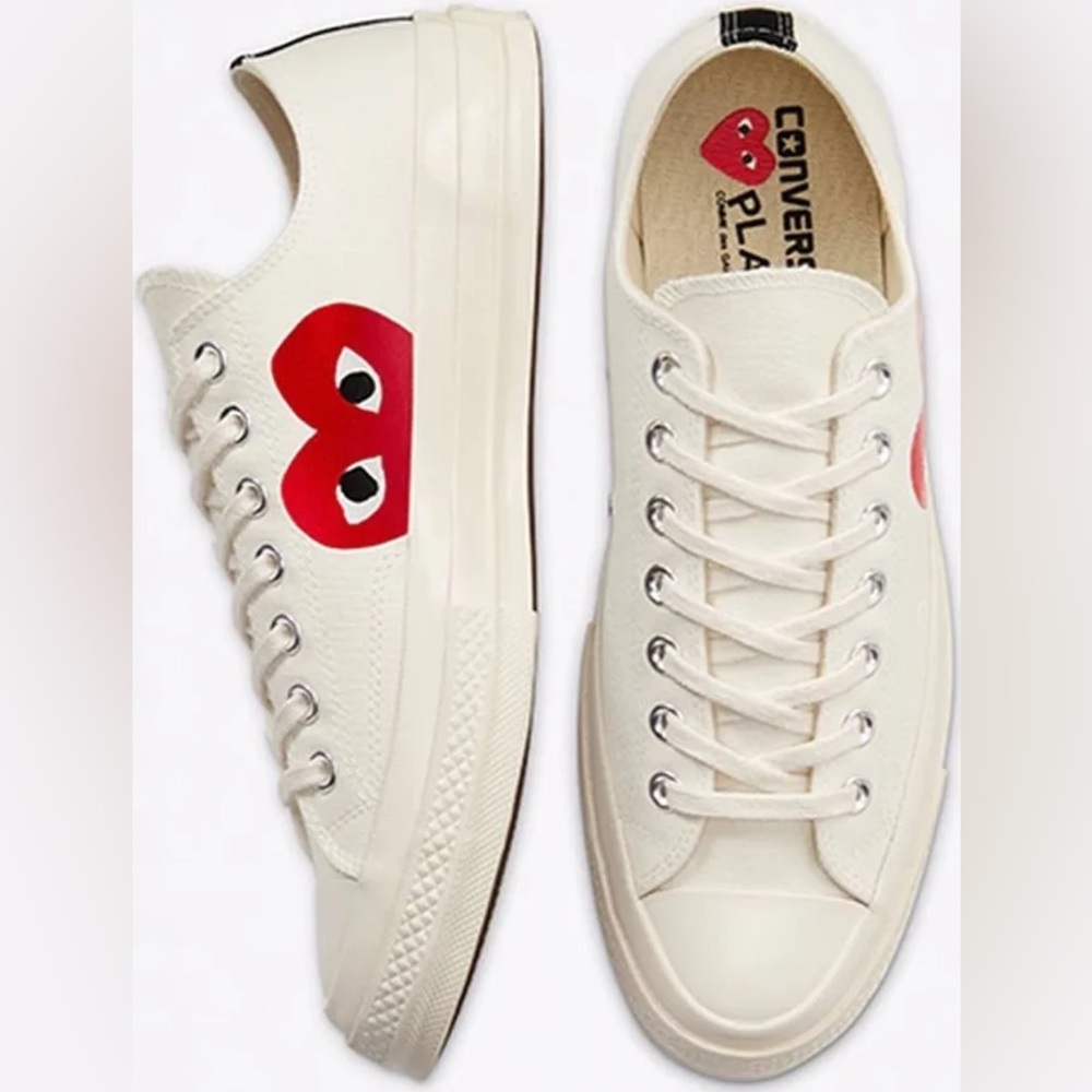 Converse Comme des Garçons Heart Sneakers. 6